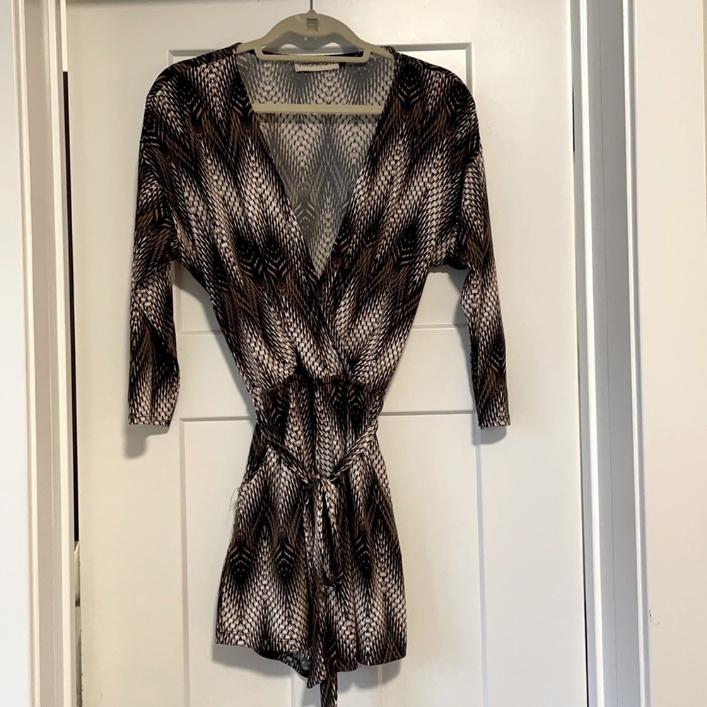 Brown, lightweight romper